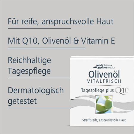 Für reife, anspruchsvolle Haut mit Q10, Olivenöl und Vitamin E