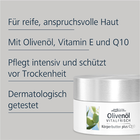 Für reife, anspruchsvolle Haut mit Q10, Olivenöl und Vitamin E