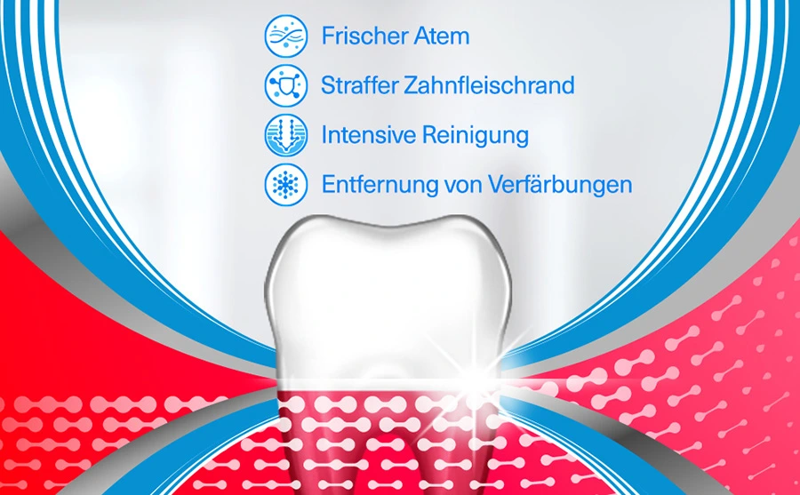 Complete Protection Extra Frisch für: Frischen Atem, Straffen Zahnfleischrand, Intensive Reinigung, Entfernung von Verfärbungen