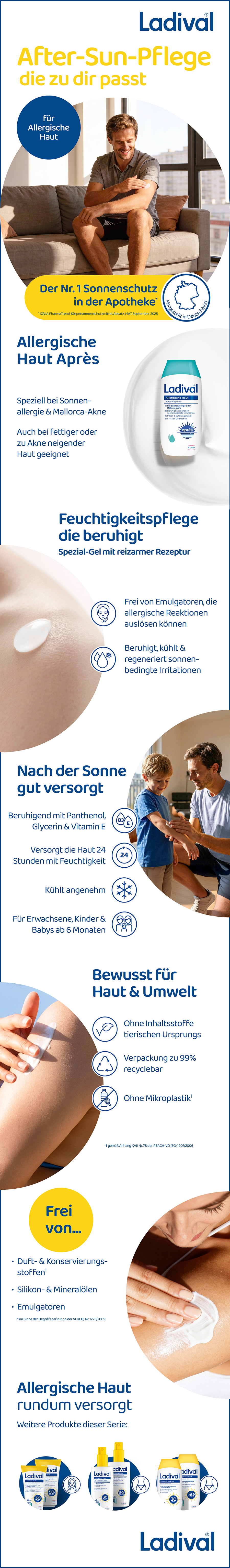 Short TitleLadival Allergische Haut Après Pflege-Gel, 200ml