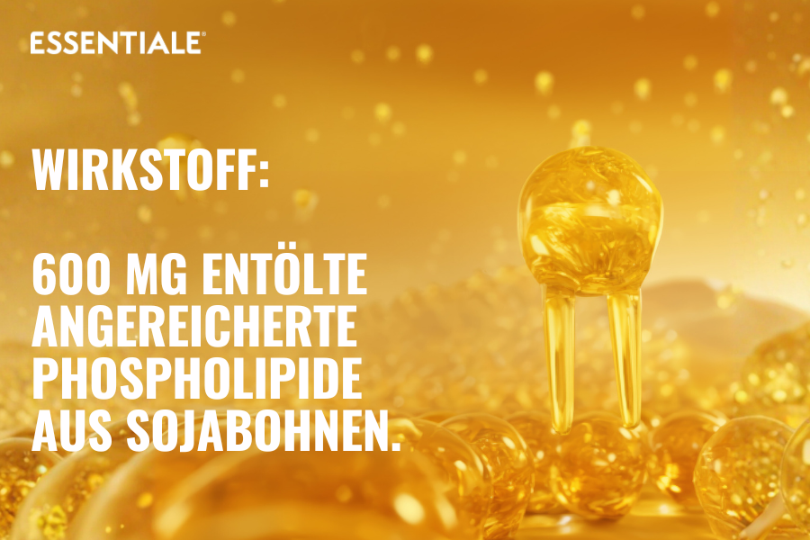 Wirkstoff: 600mg entölte, angereicherte Phospholipide aus Sojabohnen.